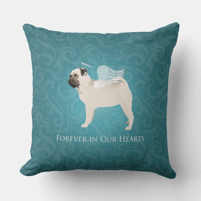 Coussin Carlin Pet Memorial - Carlin Angel (Recto)