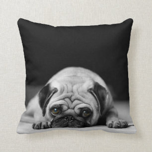 Coussin Carlin triste