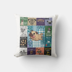 Coussin Carlin vintage Lover cadeau, Idea Carlin propriéta