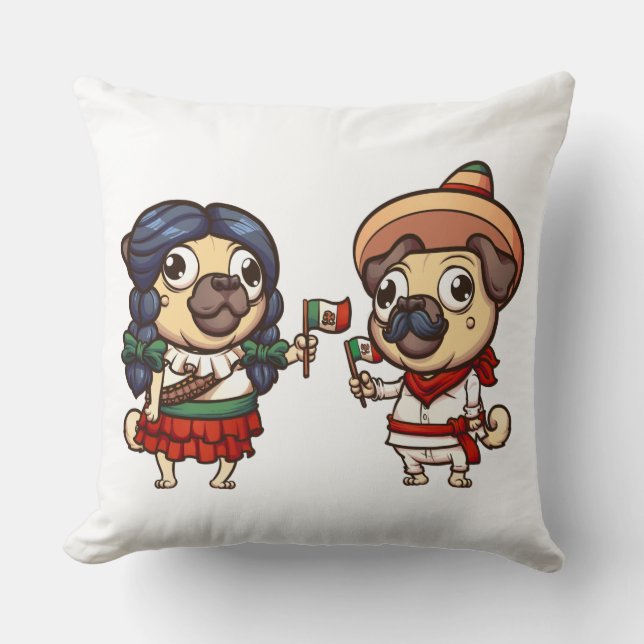 Coussin Carlins Cinco De Mayo (Recto)