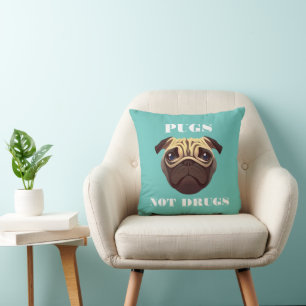 Coussin Carlins et non drogues