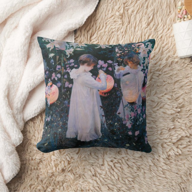 Coussin Carnation Lily Lily Rose John Singer Sargent Art (Couverture)