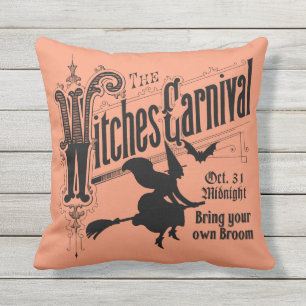 Coussin Carnaval de sorcières pour Halloween