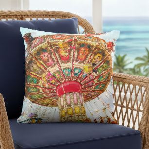 Coussin Carnaval Parc d'attractions Swing Ride Bold Simple