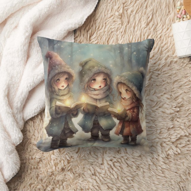 Coussin Caroleurs de Noël (Couverture)