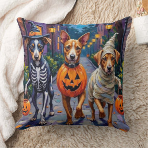 Coussin Carolina Trick-or-Treating en costume d'Halloween
