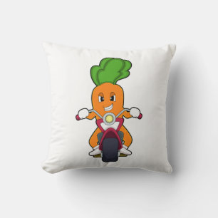 Coussin Carotte comme Biker avec Motorcycle.PNG