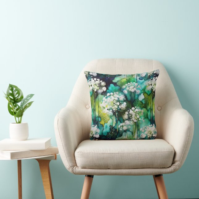 Coussin Carotte sauvage Abstrait (Chaise)
