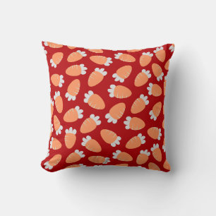 Coussin Carottes de Chubby Rouge