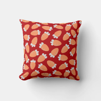 Coussin Carottes de Chubby Rouge