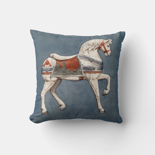 Coussin Carousel Horse (1935-1942) par Henry Murphy. (Recto)