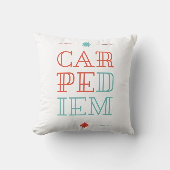 Coussin Carpe Diem (Recto)