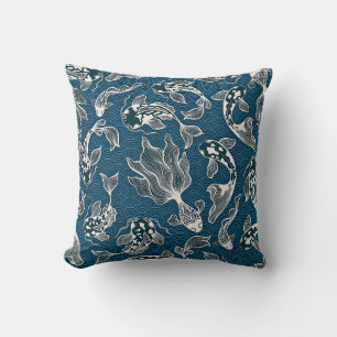 Coussin Carpe Koï Japonaise
