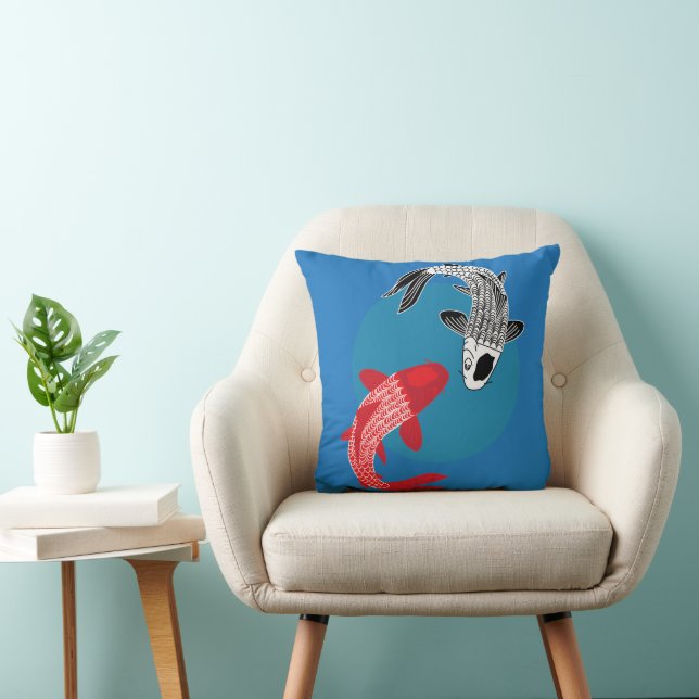 Coussin Carpeaux Koï (Chaise)