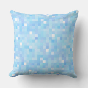 Coussin Carré bleu clair