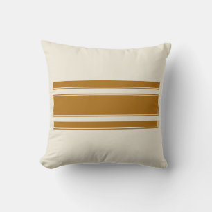 Coussin Carré Brown - Minimaliste neutre A