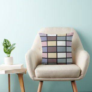 Coussin Carré coloré géométrique