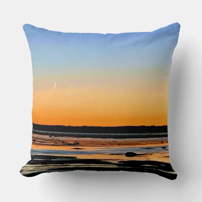 coussin carré croissant de lune (Recto)