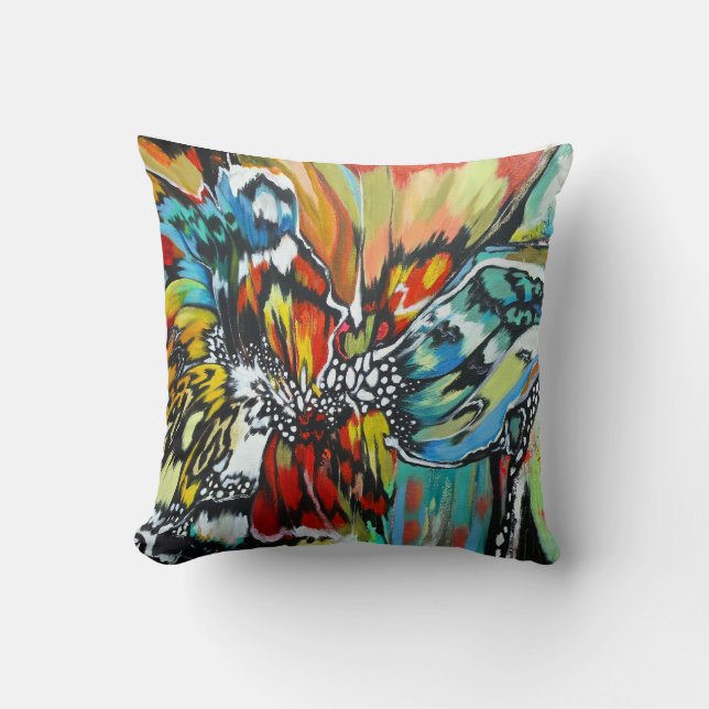 Coussin carré de Mariposa (Recto)