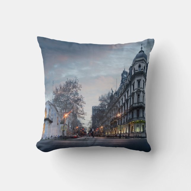 Coussin Carré de Plaza de Mayo (Recto)