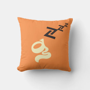 Coussin carré élégant "G" et ZZZ – C