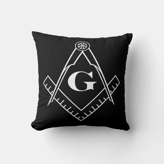 Coussin Carré et boussole avec entrée G (Recto)