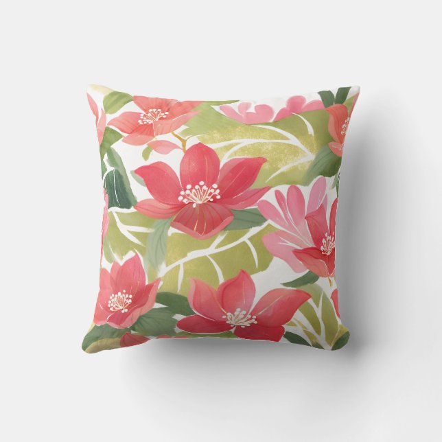 Coussin Carré floral (Verso)