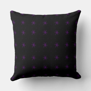 Coussin Carré Floral officiel énigme noire pourpre