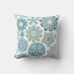 Coussin Carré floral transparent : Copier le carrelage