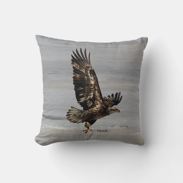 Coussin carré Hawk (Recto)