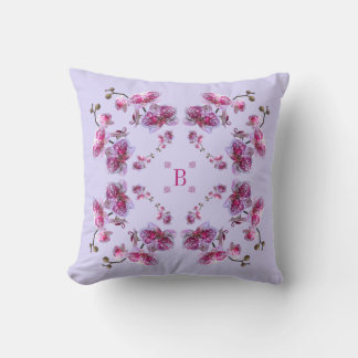Coussin Carré Lavender Red Violet Orchidées