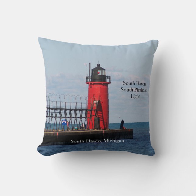 Coussin carré léger South Haven South Pierhead (Recto)