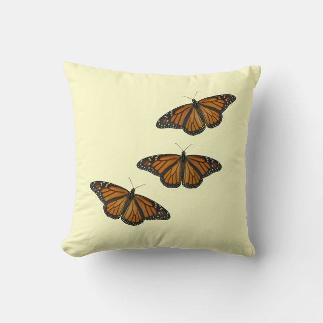 Coussin carré Monarch Butterfly (Recto)