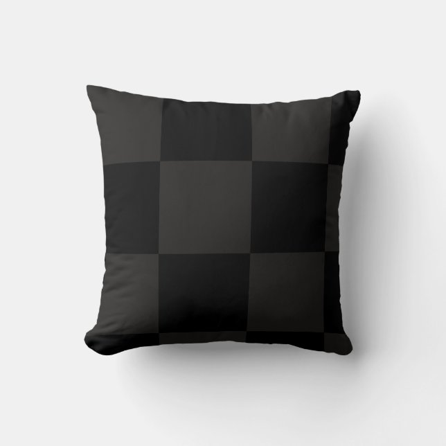 Coussin Carré noir (Recto)