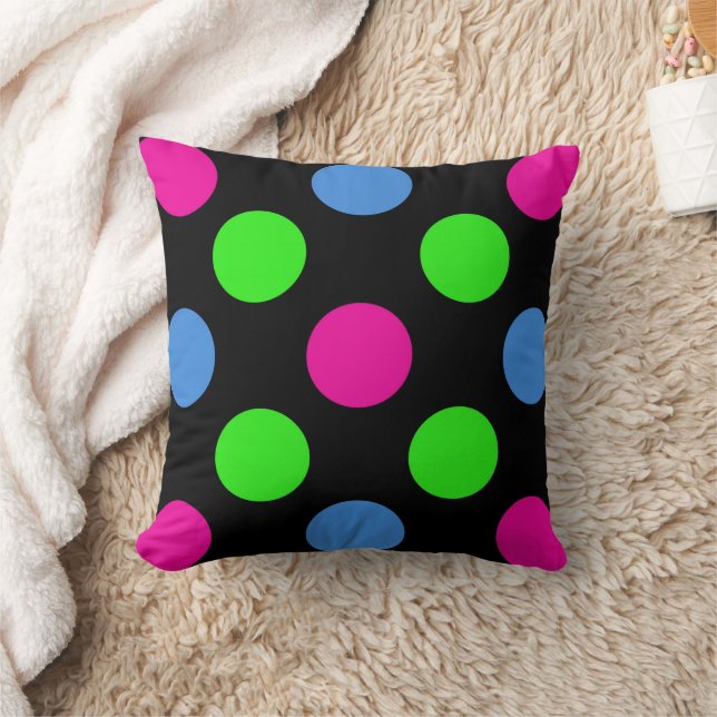 Coussin Carré Polka Dot (Couverture)