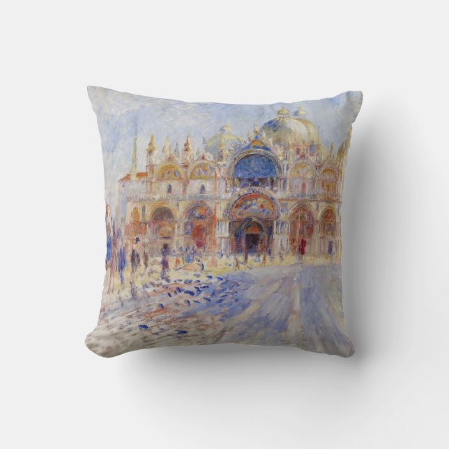 Coussin Carré Saint-Marc, Venise (Piazza San Marco) (Recto)