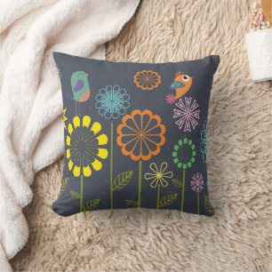 Coussin Carreau abstrait de ressort
