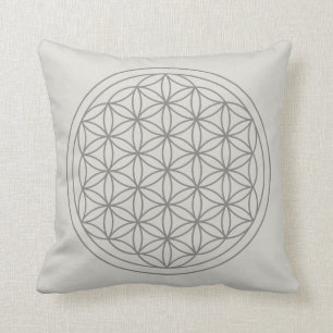 Coussin Carreau antique de coton de sagesse