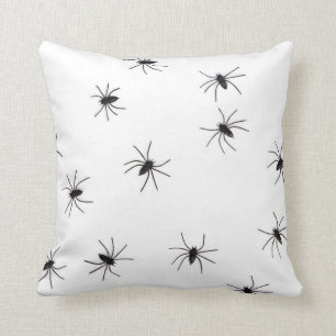 Coussin Carreau blanc avec des araignées