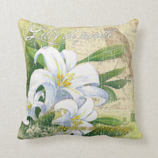 Coussin Carreau blanc de Lilly
