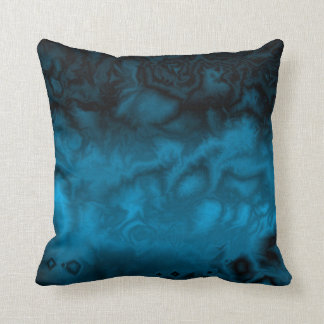 Coussin Carreau bleu de Fractaloid