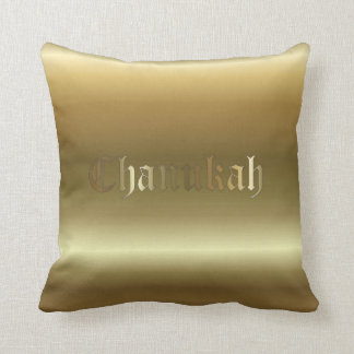 Coussin Carreau carré d'or juif de Chanukah