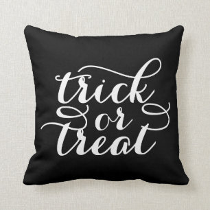 Coussin Carreau chic du des bonbons ou un sort   Halloween