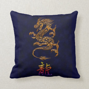 Coussin Carreau chinois de conception de dragon
