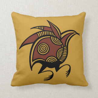 Coussin Carreau chypriote antique de motif d'oiseau