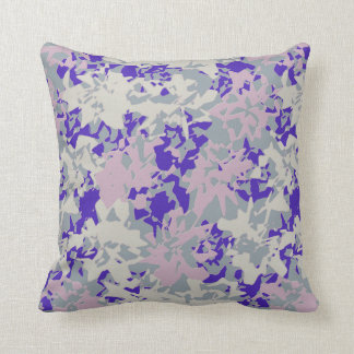 Coussin Carreau contemporain abstrait d'accent