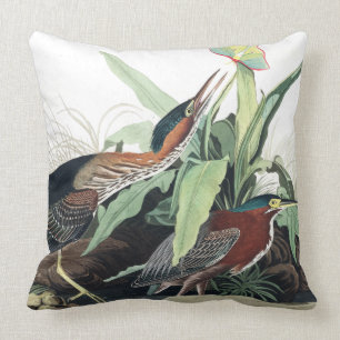 Coussin Carreau d'animal de faune d'oiseaux de héron