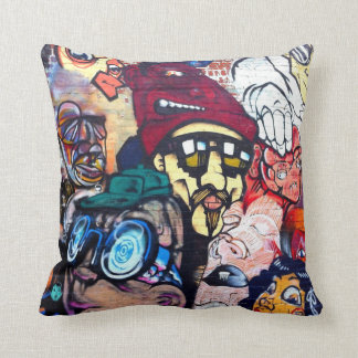 Coussin Carreau d'art/graffiti de rue de Melbourne