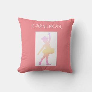Coussin Carreau de ballerine. Nom personnalisé