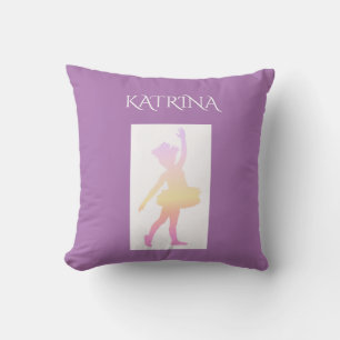 Coussin Carreau de ballerine. Nom personnalisé